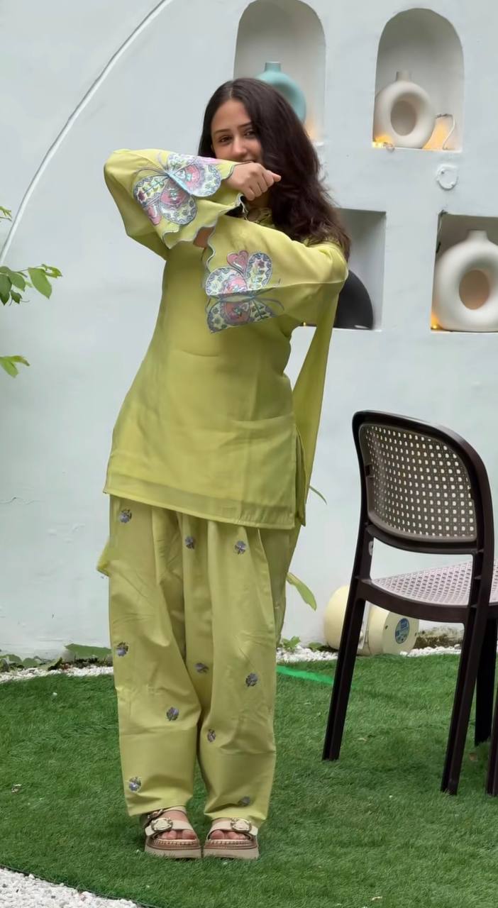 Mal Chanderi Cotton Farshi Salwar Suit Set