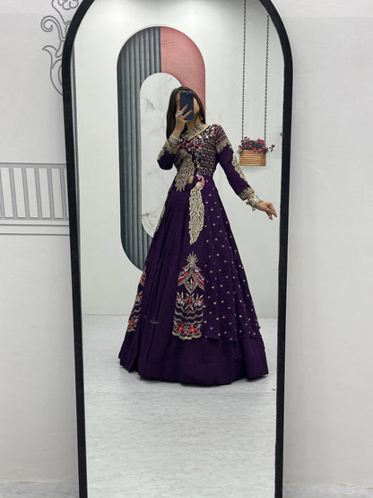 New Arrival Designer Lehenga Choli in Pure Vichitra | Perfect for Wedding & Festive Occasions