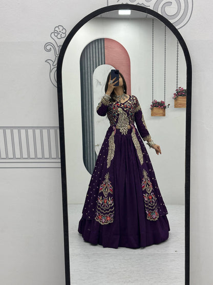 New Arrival Designer Lehenga Choli in Pure Vichitra | Perfect for Wedding & Festive Occasions