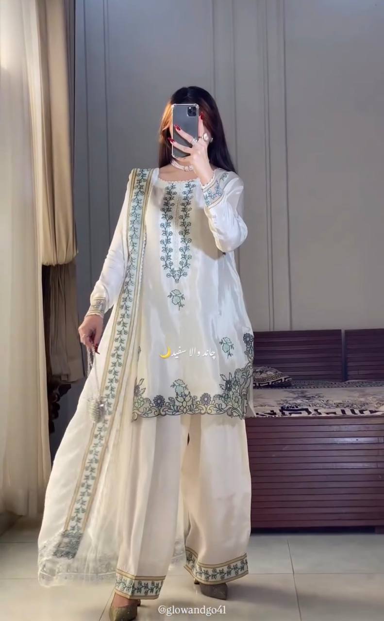 Premium Silk Farshi Suit – Festive Special