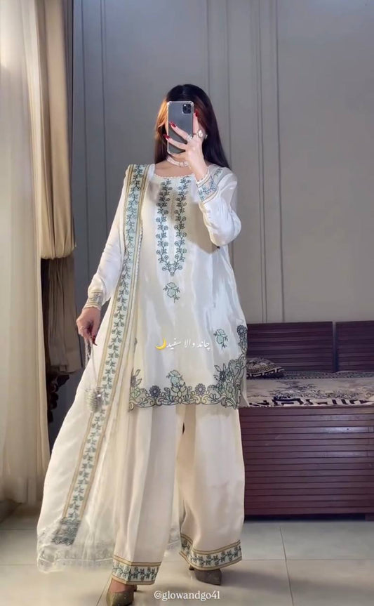Premium Silk Farshi Suit – Festive Special
