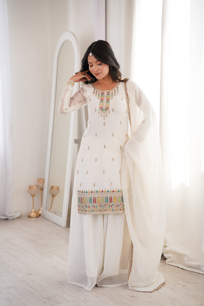 Premium Soft Crunchy Silk Wedding Wear Sharara Set