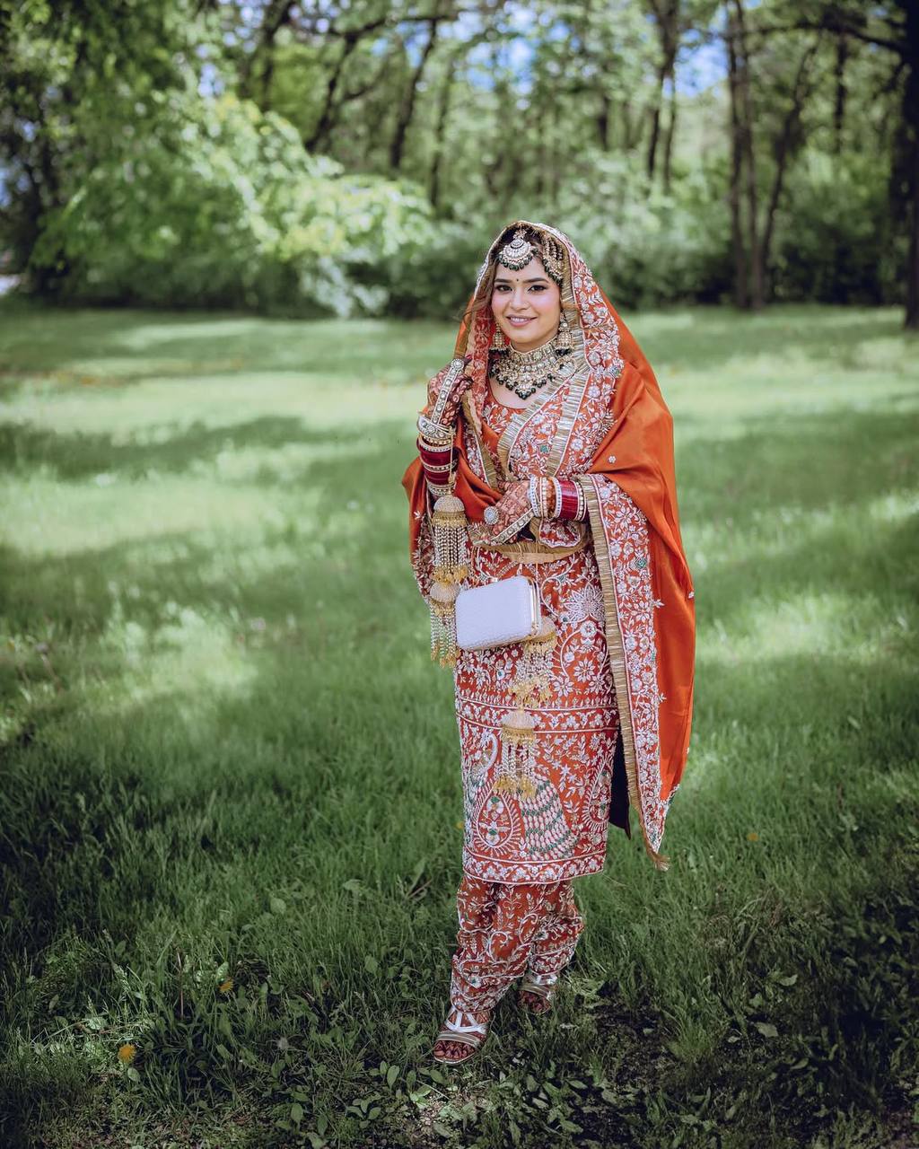 Elegant Crepe Silk Embroidered Suit Set