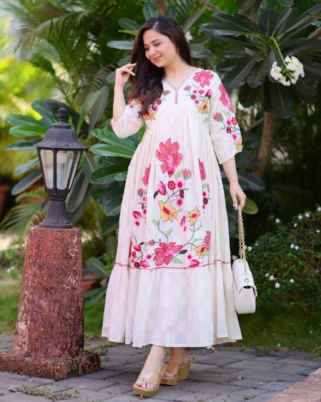 Women's Rayon Embroidered Kurti for Women