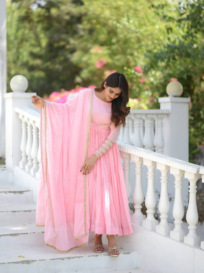 Premium Designer Anarkali Suit for Festive Glam