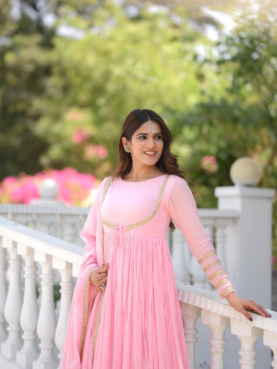 Premium Designer Anarkali Suit for Festive Glam