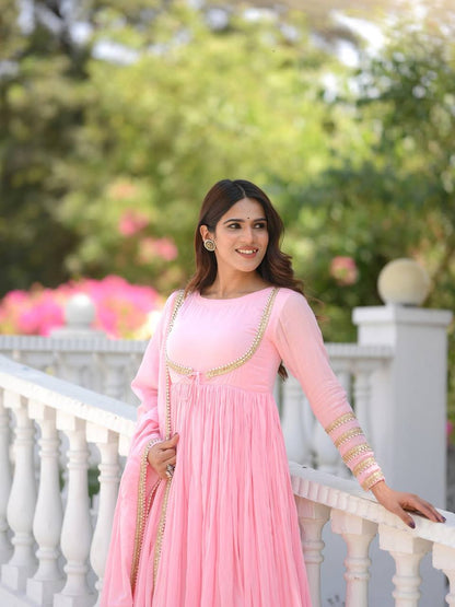 Premium Designer Anarkali Suit for Festive Glam