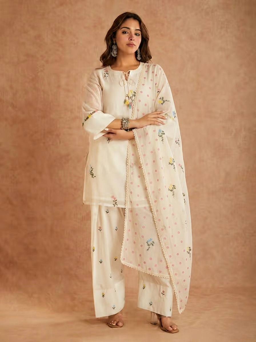 Royal Farshi Salwar Suit with Cotton Silk Elegance