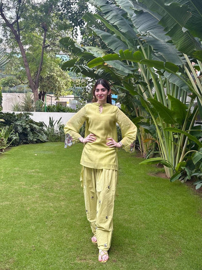 Mal Chanderi Cotton  Farshi Salwar Suit Set