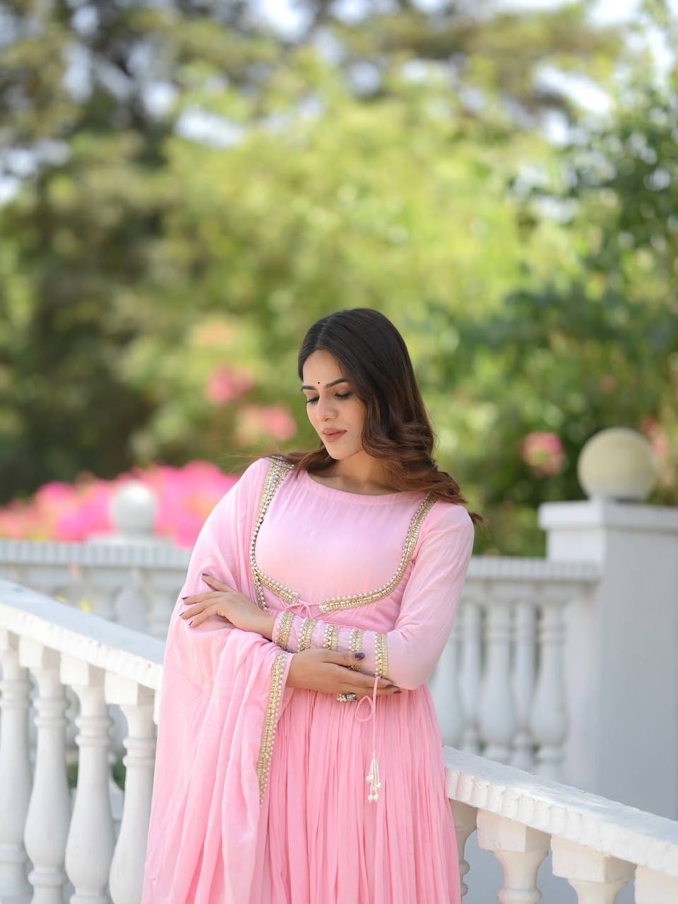Premium Designer Anarkali Suit for Festive Glam