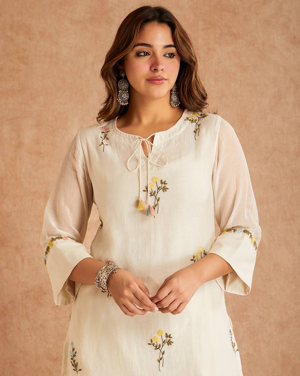 Royal Farshi Salwar Suit with Cotton Silk Elegance