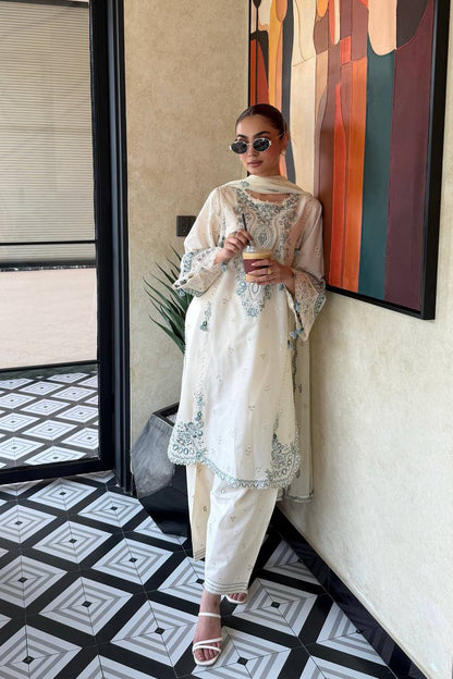 Premium Satin Rayon Embroidered Farshi Suit Set