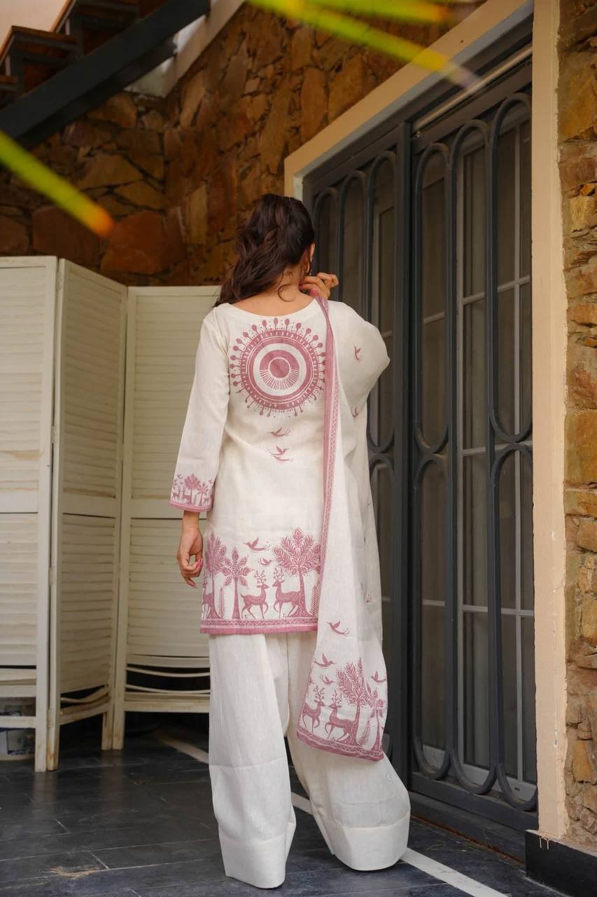 Premium Cambric Cotton Ethnic Kurta Set for Women
