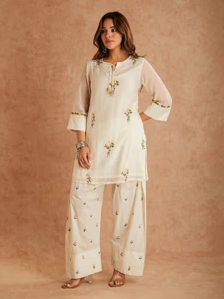 Royal Farshi Salwar Suit with Cotton Silk Elegance