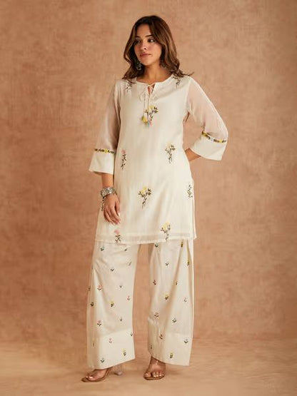Royal Farshi Salwar Suit with Cotton Silk Elegance
