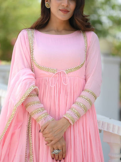 Premium Designer Anarkali Suit for Festive Glam