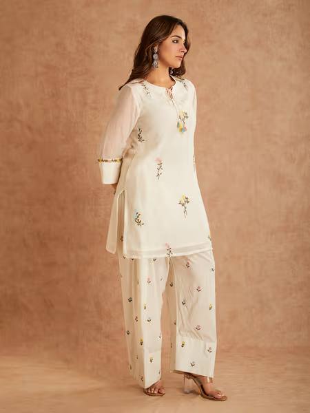 Royal Farshi Salwar Suit with Cotton Silk Elegance