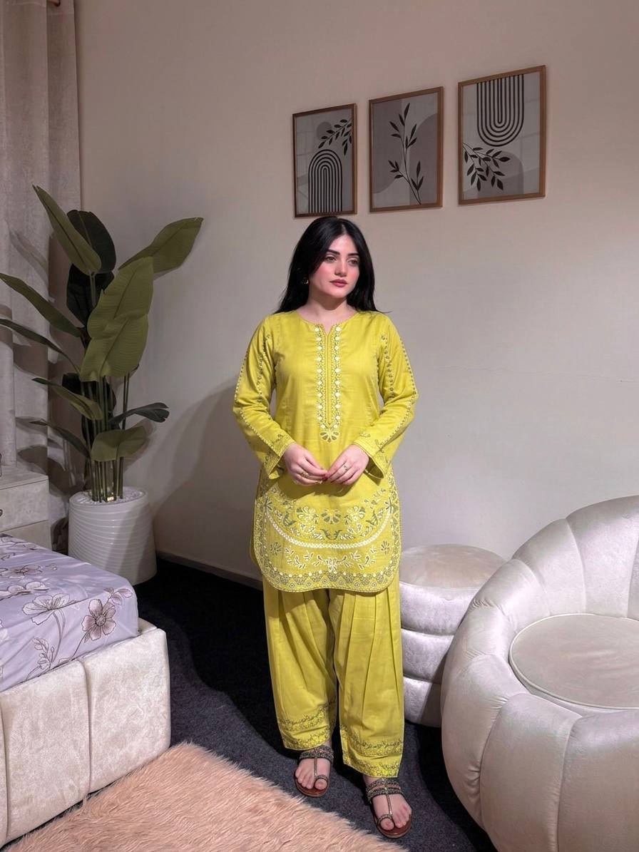 Royal Embroidered Roman Silk Farshi Palazzo Set