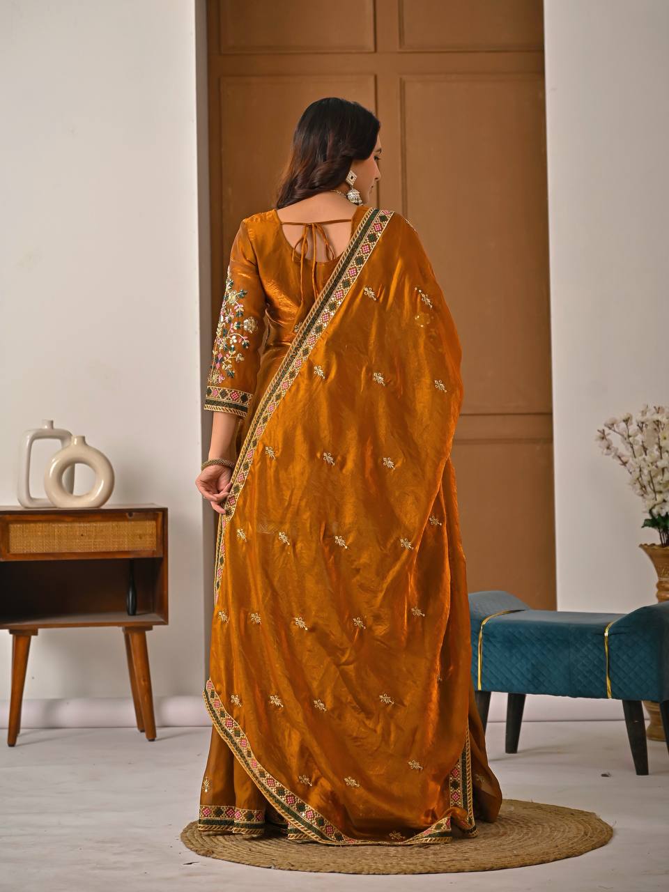 Wedding wear heavy fandy silk sharara suit for women